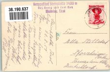 6384 Waidring 1931 Foto AK Gasthaus Pension Steinplatte