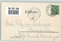 72070 W7400 Tübingen 1899 - Adelskorrespondenz Platanenallee