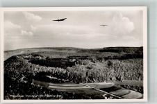 73072 W7076 Degenfeld 1938 Foto AK Fliegeraufnahme der Wälder um das Fliegerlager Hornberg