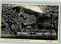 W5401 Moselkern Auf der Mosel Raddampfer