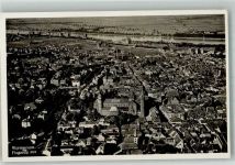 67547 W6520 Worms Foto AK Fliegeraufnahme Dom