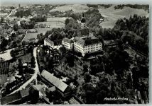 82346 W8138 Andechs Foto AK Fliegeraufnahme vom Kloster Andechs