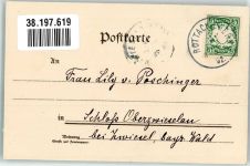 83684 W8180 Tegernsee 1902 - Adelskorrespondenz