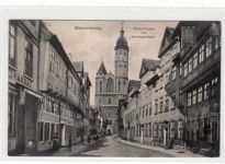 Braunschweig. Weberstraße mit Andreaskirche. Feldpost, Stempel von 1915. Gute Erhaltung.