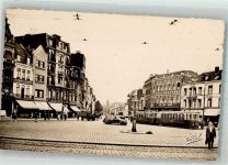 59100 Roubaix 1952 Foto AK Auto Straßenbahn GeschäftPlace de la Gare Rathaus