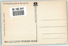sign. Dratz Jean Das Sing Sing-Gefängnis in der Altstadt Comic Künstlerkarte
