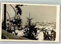 Zagreb Foto AK Winter Ort handschriftlich