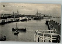 Ostende Oostende 1915 Foto AK Hafen Feldpost WK I Nr. 12