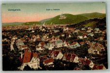 38855 O3700 Wernigerode - Panorama des Ortes mit Schloss Wernigerode