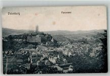 35683 W6340 Dillenburg - Panorama des Ortes mit Ev. Stadtkirche und dem Wilhelmsturm