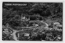 Oberlößnitz im Fiedlergrund. Miniaturstadt Ober-Piependorf im dritten Reich ungelaufen leichte Abschürfungen, kleiner Knick unten rechts, sonst gut erhalten WK II