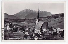 Alm bei Saalfelden am Stein. Meer mit Gesamtansicht gelaufen von 1939. Gute Erhaltung.