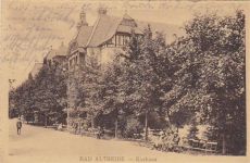 Bad Altheide / Polanica-Zdrój - Kreis Glatz / Klodzko. Kurhaus gelaufen. Leichter Bug an der rechten unteren Ecke , sonst gut erhalten