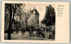 73072 W7076 Schwäbisch Gmünd Foto AK Fünfknopfturm