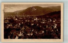 38855 O3700 Wernigerode 1926 - Panorama des Ortes mit Schloss Wernigerode