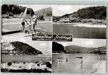 79859 W7826 Seebrugg - Schluchsee Schwarzwald Strandbad Ruderboot Dusche