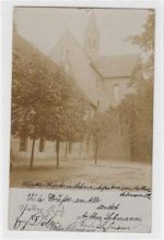 Kloster Lehnin. Kirche gelaufen, 1902. Leichter Schrift- und Stempeldurchdruck, sonst gut erhalten