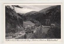 Zorge ( Südharz ). ein Blick ins Wolfsbachtal ungelaufen Ecken mit Albumabdrücken, sonst gut erhalten