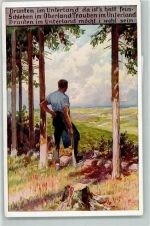 Volksliederkarten Nr. 60 Holzfäller AK Hey, Paul