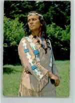 Nr. R 22 May, Karl Winnetou II. Teil Pierre Brice AK Filmszene