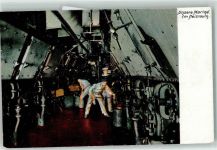 Zieher, Ottmar Heliocolorkarte - Im Heizraum Marine WK I