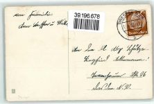 Kind mit Schultüte Ranzen und Dackel AK erster Schultag 1939