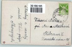 Mohnblumen Bauernhaus Sradecne Prani Glückwunsch 1922