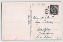 Hofmark-Thyrnau im Bayerischen Wald. Original-Fliegeraufnahme gelaufen. leichte Abschürfungen, leichter Knick unten rechts, kleiner Riss am Rand unten, leicht fleckig, sonst gut erhalten