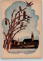 84503 W8262 Altötting - Kirche Strauch Finken