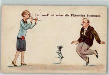 Dir werd ich Flötentöne beibringen AK Ehe