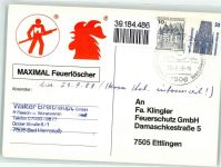 Maximal Feuerlöscher Werbung 1988