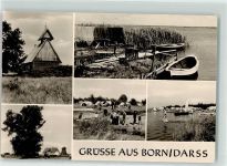 18375 O2382 Born , Darß - Fischerboot Segelboot