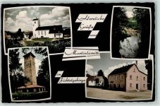 95126 W8686 Martinlamitz Foto AK Aussichtsturm Kirche