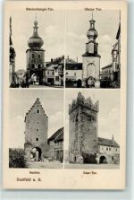 07318 O6800 Saalfeld , Saale - Blankenburger Tor Oberes Tor Saaltor Daar-Tor