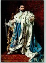 Grossmeister des Georgiritterordens v. Gabriel Schachinger Adel Ludwig II Künstlerkarte