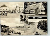 17166 O2050 Teterow - Marktplatz HOG Uns Hüsung Bergring Stadion Berggring