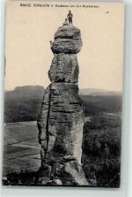 Sächs. Schweiz Kletterei an der Barbarine AK Bergsteiger