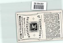Sammelbild Birkenpilz - Werbung Dr. Thompson Seifenpulver Pilz Lithographie