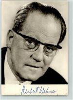 Herbert Wehner MdB Faksimile Unterschrift Politiker