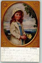Kinderporträt Im Frühling Primus 3048 AK Max, Corneille
