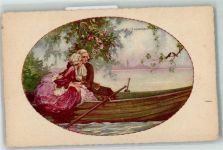 Liebespaar im Ruderboot Corbella, T.