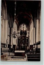39590 O3504 Tangermünde - St. Stephanskirche Altaransicht Kronleuchter