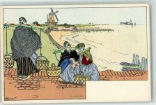 Vlissingen Hollandtrachten Cassiers, H. 1900 Lithographie