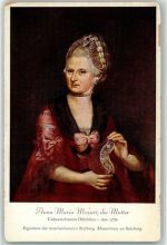 Anna Maria Mozart , die Mutter AK Mozart, W. A. Gebrauchsspuren