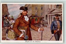 Wien 1. Bezirk, Innere Stadt Vor der Hofburg Haydn, J. Künstlerkarte