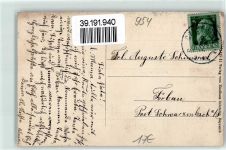 W8580 Bayreuth Wagnertheater Villa Wahnfried AK Wagner, R. Gebrauchsspuren
