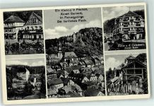 95460 W8582 Bad Berneck i. Fichtelgebirge - Ruine Stein Neue Kolonade Hotel Bube