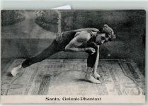 Santo , Gelenk-Phantast AK Artist Gebrauchsspuren