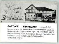 96199 W8619 Unterleiterbach , Oberfr KEINE AK Gasthaus Hennemann Autos