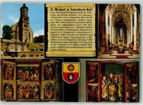 74523 W7170 Schwäbisch Hall - St. Michaelskirche drei König Altar St. Wolfgang Altar